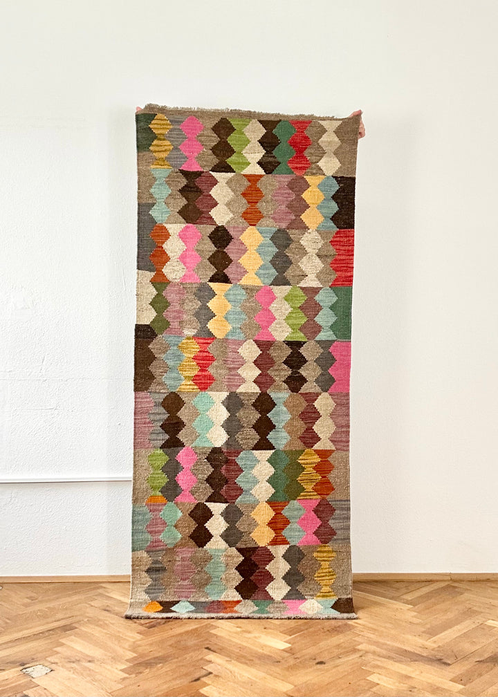 Kelim Läufer Teppich 'Shazahir #408'