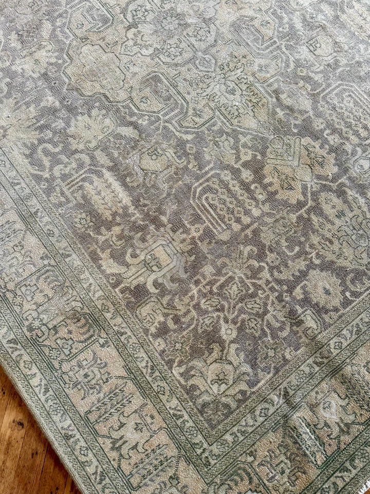 Vintage Rug <br> 'Black Manhattan #638'