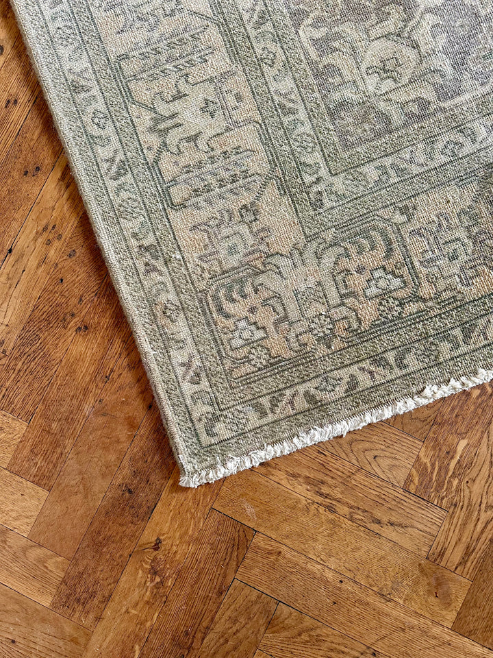 Vintage Rug <br> 'Black Manhattan #638'