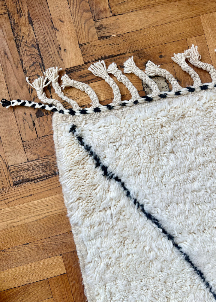 Beni Ouarain Berber carpet 'Damoiselle'