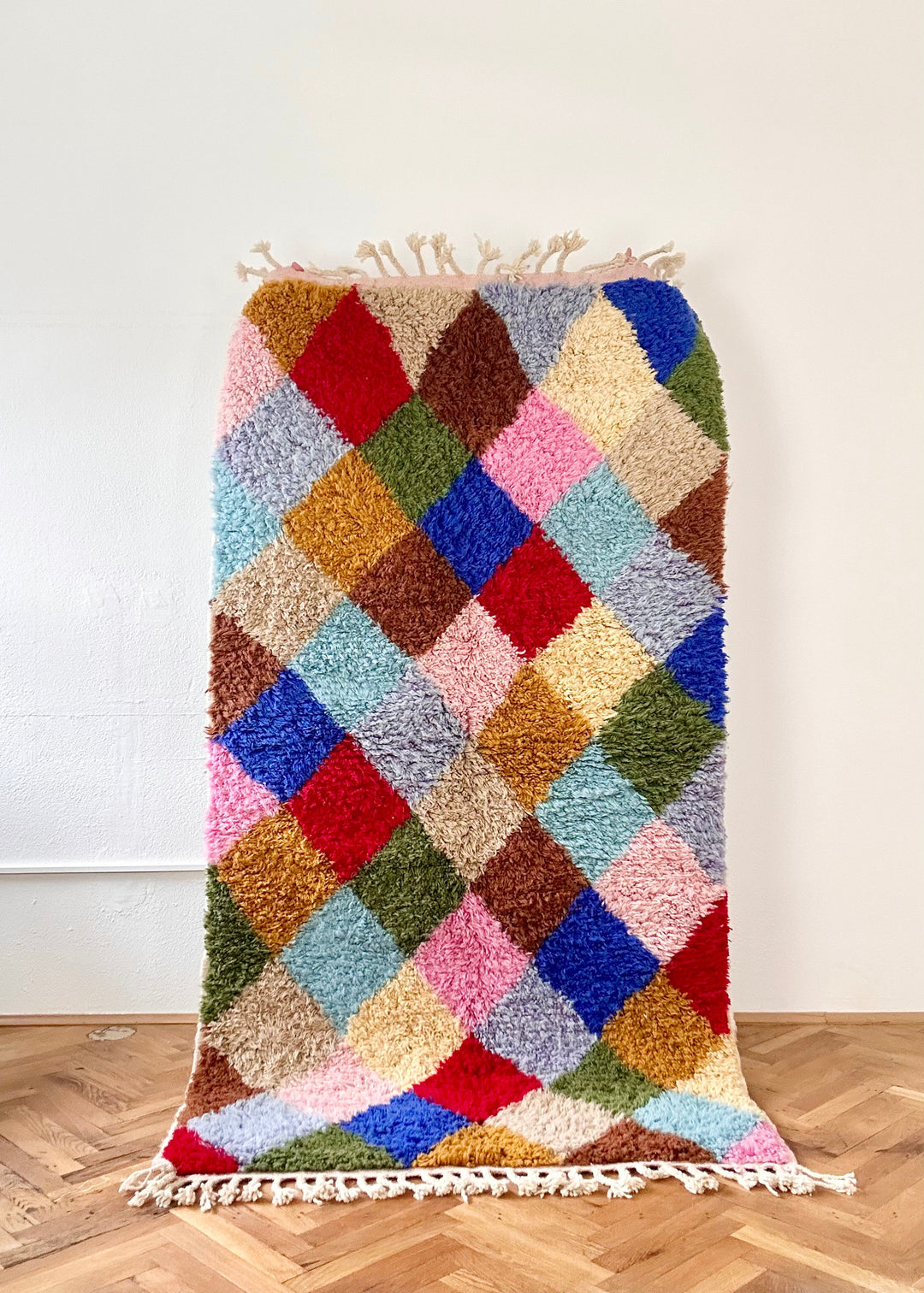 Beni Ourain Berber Läufer Teppich bunt hejcolourfulhome 240x170 cm