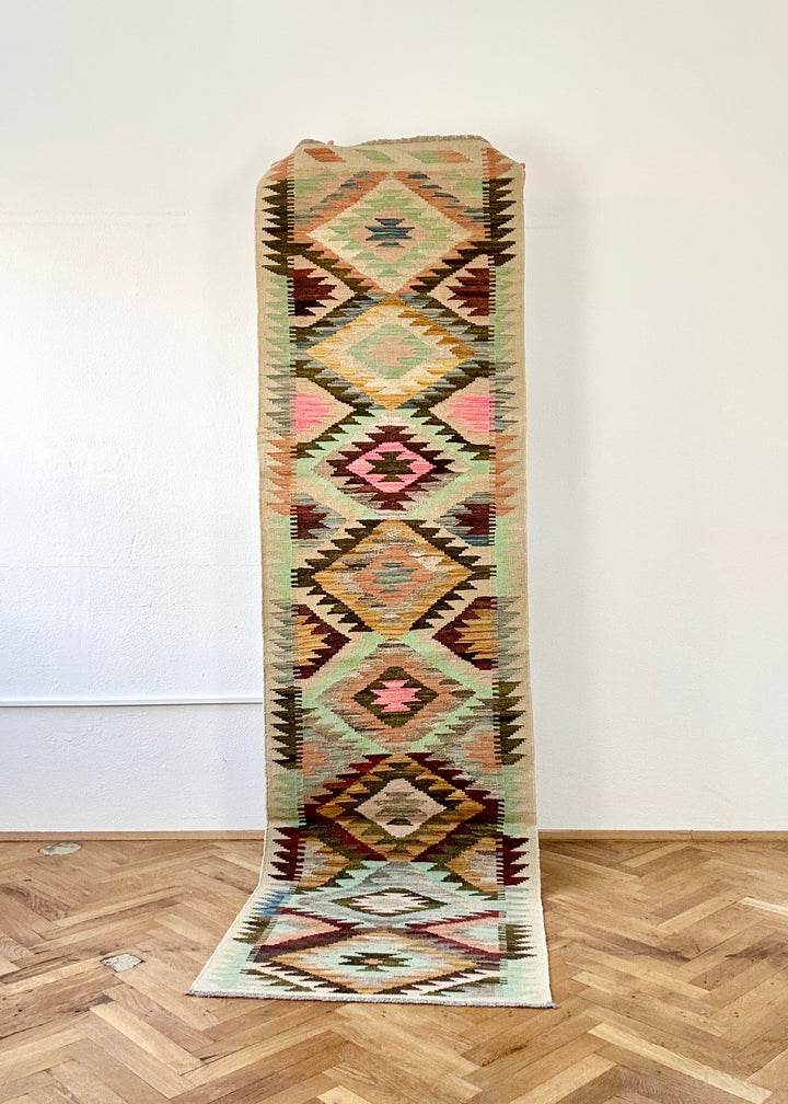 Kelim Läufer Teppich 'Shazahir #416'