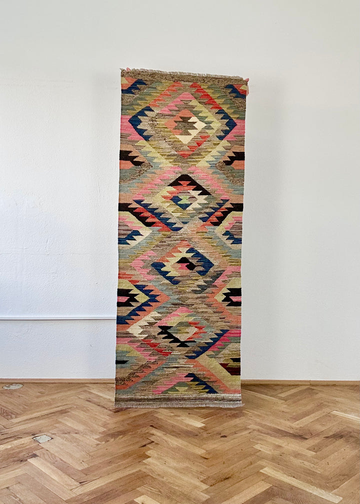 Kelim Läufer Teppich 'Shazahir #417'