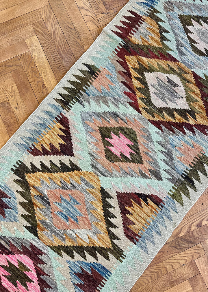 Kelim Läufer Teppich 'Shazahir #416'