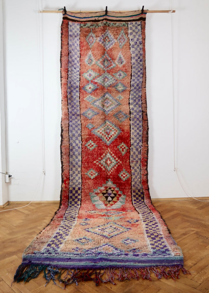 Vintage Boujaad Berber Läufer 'Mudspot'