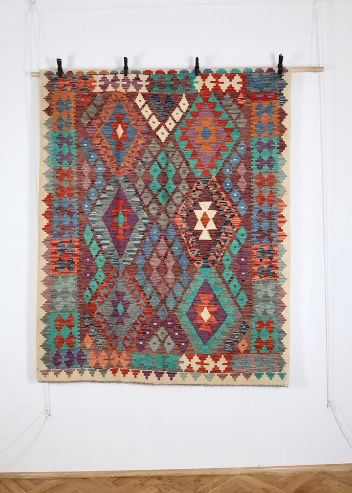 Kilim Teppich 'Shazahir #324'