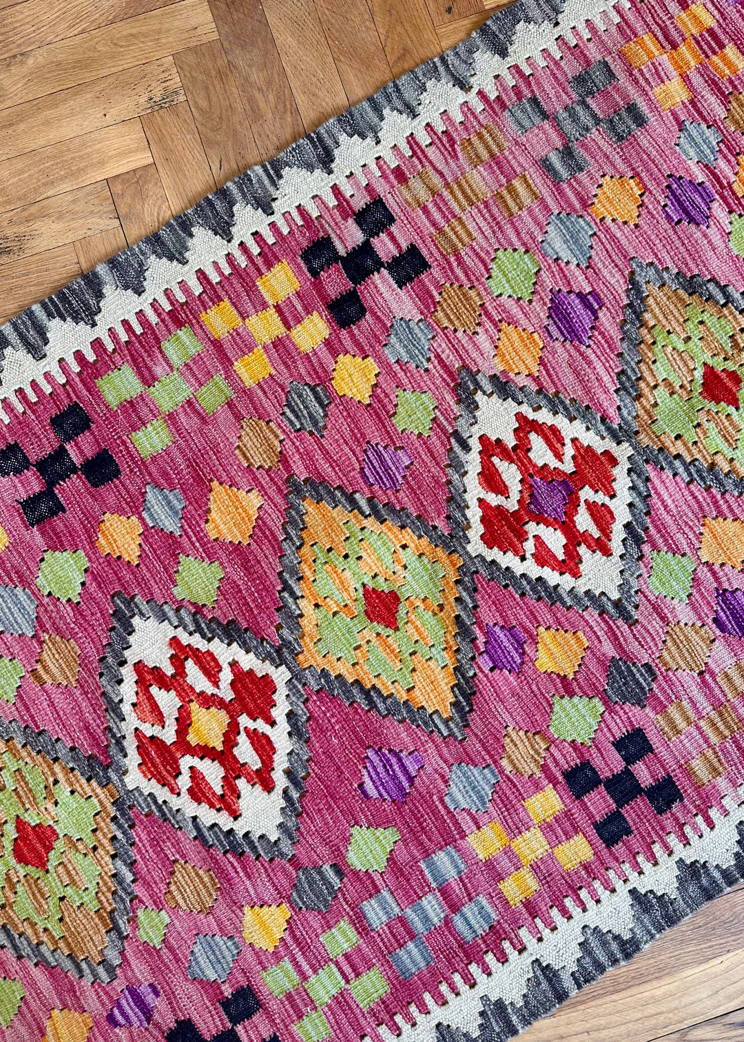 Kelim Teppich 'Shazahir #375'