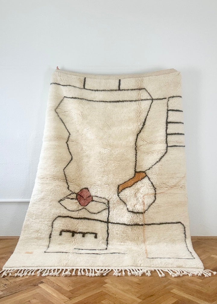 Beni Mrirt Berber Teppich 'Crown Shy'