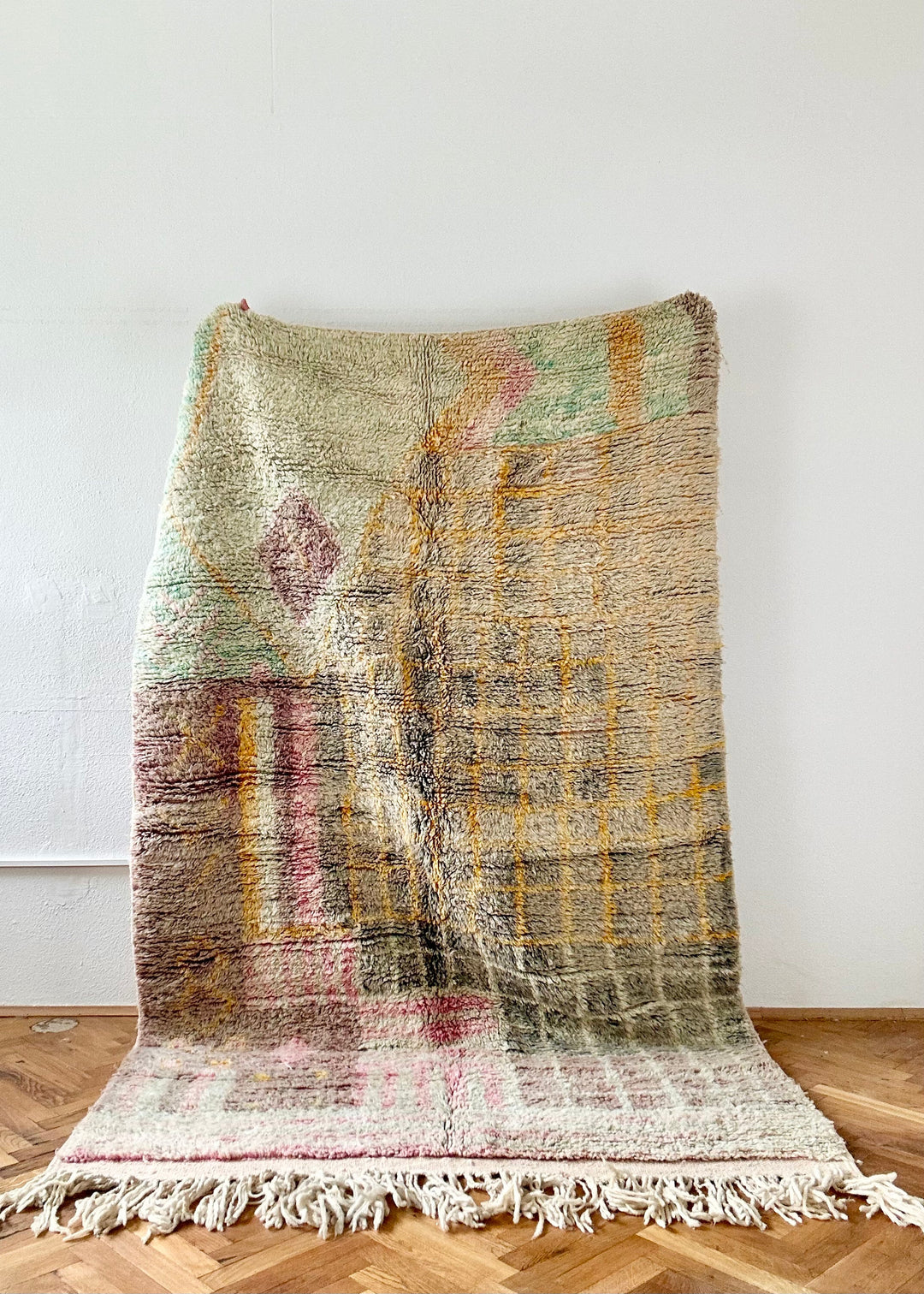 Echter Vintage Berber Teppich handgeknüpft 160x250