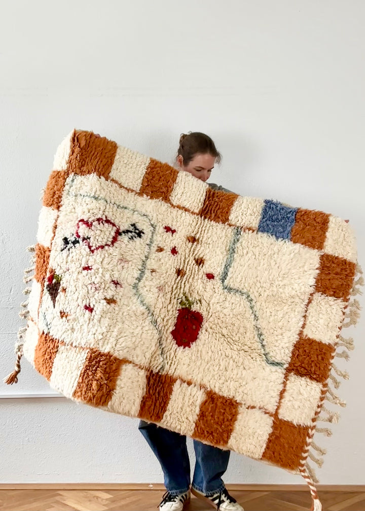 Beni Ourain Berber Teppich 'friedalovesemil x THE KNOTS'