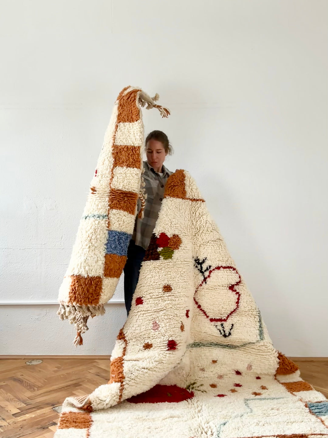 Beni Ourain Berber Teppich 'friedalovesemil x THE KNOTS'