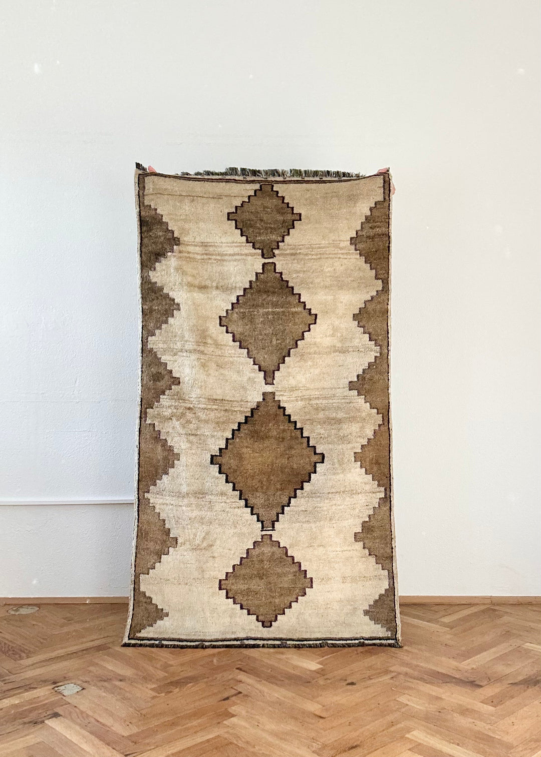 Gabbeh Teppich Vintage handgeknüpft 93x173