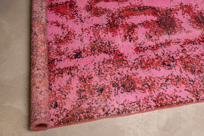 Vintage Teppich pink Detail