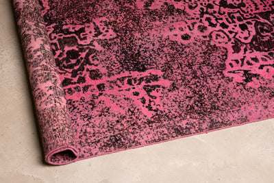 Vintage Teppich pink Detail
