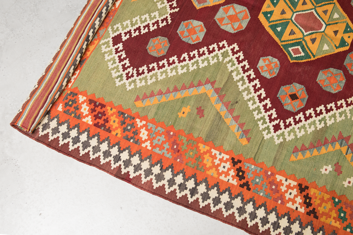 Vintage Kilim Tepppich handgemacht Detail