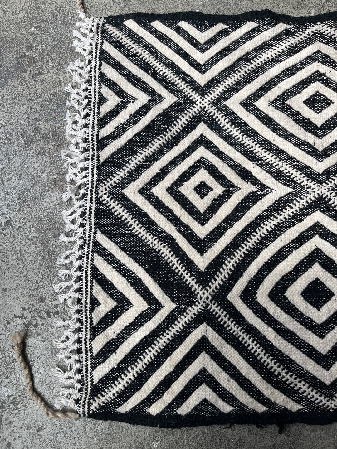 Marokkanischer Kilim Läuferteppich 'Candy Paint'