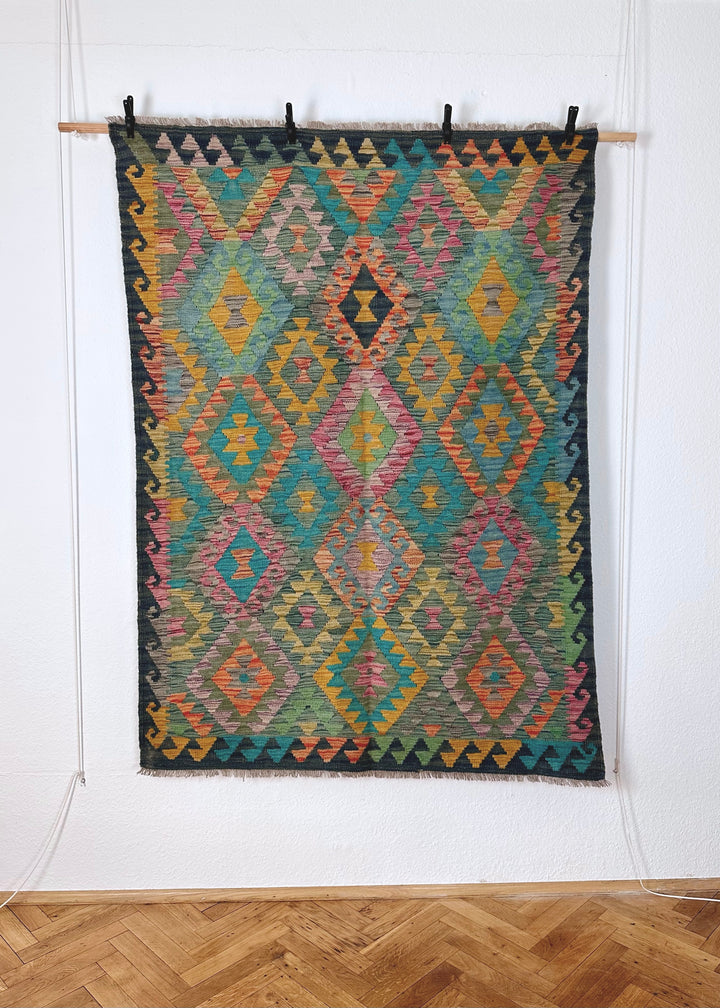 Kilim Rug <br> 'Shazahir #301'